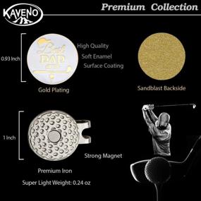 img 2 attached to Premium Collection Golf Ball Marker With Hat Clip: The Perfect Gift For Any Occasion