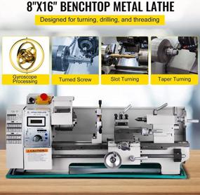 img 3 attached to Variable Speed Metal Lathe - BestEquip 8" X 16" Benchtop Mini Lathe With 3-Jaw Chuck For Precise Metal Turning Of Various Types, 0-2500 RPM, Ideal For Home Workshops And DIY Projects