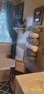 img 1 attached to White Wall Mounted Towel Rack Holder - Sorbus Storage Organizer For Linens review by Damian Lousteau