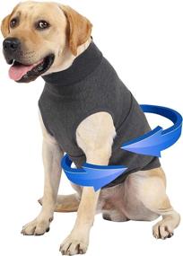 img 4 attached to ❤️ Anxiety Jacket for Dogs - Calming Vest & Security Coat for Small Medium Large Dogs (2XL)