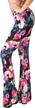 high waisted flare palazzo pants for women - buttery soft leggings in 16 vibrant colors by satina logo
