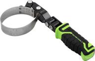 🔧 oemtools 87111 professional swivel oil filter wrench: small size, heavy duty strap, black and green logo