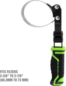 img 3 attached to 🔧 OEMTOOLS 87111 Professional Swivel Oil Filter Wrench: Small Size, Heavy Duty Strap, Black and Green