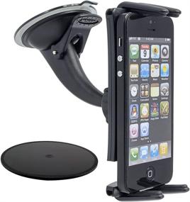 img 3 attached to 📱 Arkon Windshield Dash Phone Car Mount - iPhone X 8 7 6S Plus Galaxy S8 Note 8 iPad mini - Retail Black