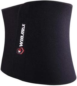 img 3 attached to Adjustable Sauna Waist Trimmer Belt For Men And Women - Sweat Wrap For Effective Waist Training