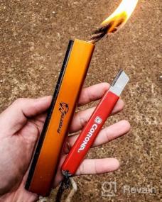 img 5 attached to All-In-One Flint And Steel Fire Starter Kit With Waterproof Tinder Wick Rope And Steel Fire Striker - Patented Firestarter Prepared4X - Perfect For Survival And Outdoor Activities