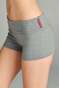 img 1 attached to Get Active With Emmalise'S Low Rise Fold Over Yoga Shorts For Women