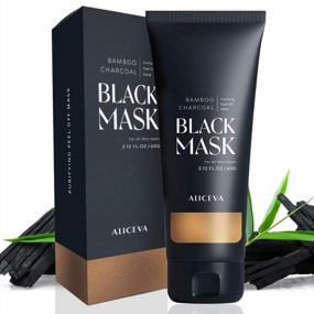 img 4 attached to Aliceva Blackhead Remover Mask: Charcoal Peel Off Activated Face Mask For All Skin Types - 50 Gram