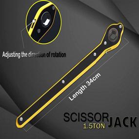 img 3 attached to Scissor Jack Car Portable Material Exterior Accessories