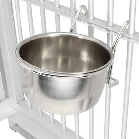 img 4 attached to 🐦 Stainless Steel Cup for Bonka Bird Toys