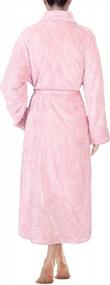 img 3 attached to Luxuriate In Comfort And Style: PAVILIA Premium Women'S Sherpa Bathrobe