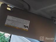 img 1 attached to Right Passenger Side Beige Sun Visor Replacement For 2007-2011 Toyota Camry & Camry Hybrid With Sunroof And Light - SAILEAD review by Todd Cobb