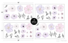 img 1 attached to Sweet Jojo Designs Watercolor Collection Nursery : Décor