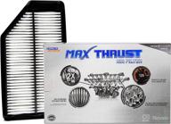 💨 spearhead max thrust engine air filter - boosts power & enhances acceleration in all mileage vehicles (mt-042) logo