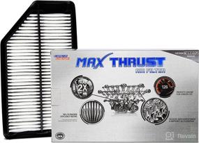 img 4 attached to 💨 Spearhead Max Thrust Engine Air Filter - Boosts Power & Enhances Acceleration in All Mileage Vehicles (MT-042)