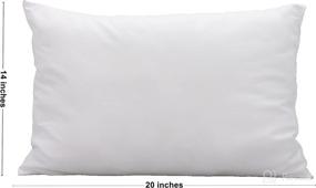 img 3 attached to High-quality Washable Toddler Pillow Insert (14x20) - Proudly Made in the USA