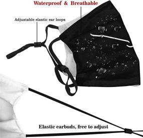 img 1 attached to Heartbeat Washable Reusable Balaclava Dustproof Women's Accessories - Scarves & Wraps