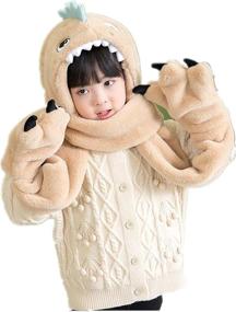 img 4 attached to ZSXZSYTO 2021Fluffy Earmuffs 3 16Years Green Adults Girls' Accessories ~ Cold Weather