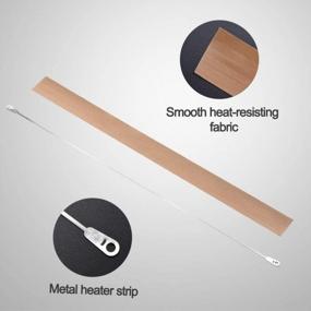 img 3 attached to 16-Inch Impulse Heat Sealer With 2 Wire Elements And 2 Teflon Tapes - Includes 2 Repair Kits For Fuxury Focused Packaging