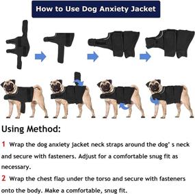 img 3 attached to Успокаивающий жилет для собак от беспокойства