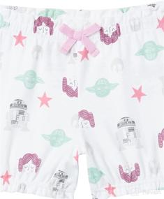 img 2 attached to Disney, Star Wars, and Princess Multipacks of Baby Girls' Shorts by Amazon Essentials