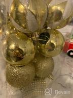 img 1 attached to 76Ct Shatterproof Christmas Tree Ball Ornaments Set - Teal And Golden Decorations With Reusable Gift Boxes, Various Sizes For Xmas Tree review by Kyle Smithlin