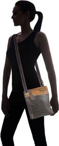 img 3 attached to Chala Crossbody Leather Brown_ Sunflower Women's Handbags & Wallets : Crossbody Bags