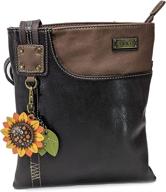 chala crossbody leather brown_ sunflower women's handbags & wallets : crossbody bags logo