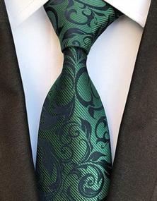 img 1 attached to 6 PCS Adulove Men'S Classic Silk Woven Jacquard Neck Ties - The Perfect Accessory For Any Outfit!