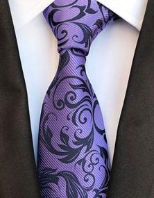 img 2 attached to 6 PCS Adulove Men'S Classic Silk Woven Jacquard Neck Ties - The Perfect Accessory For Any Outfit!