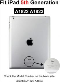 img 2 attached to 📱 JPUNG iPad 5 5th Generation Screen Replacement Kit A1822 A1823 9.7" 2017 - Touch Digitizer, Home Button, Full Repair Kit (Video Guide)