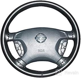 img 3 attached to 🔥 Wheelskins WS10201X Genuine Leather Black Size AX Steering Wheel Cover: Ultimate Luxury and Durability for Your Steering Wheel