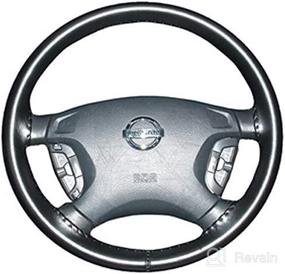 img 1 attached to 🔥 Wheelskins WS10201X Genuine Leather Black Size AX Steering Wheel Cover: Ultimate Luxury and Durability for Your Steering Wheel