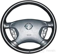 🔥 wheelskins ws10201x genuine leather black size ax steering wheel cover: ultimate luxury and durability for your steering wheel логотип