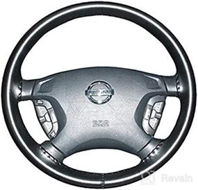 img 2 attached to 🔥 Wheelskins WS10201X Genuine Leather Black Size AX Steering Wheel Cover: Ultimate Luxury and Durability for Your Steering Wheel