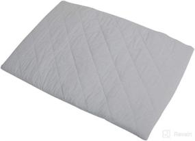 img 1 attached to 🎚️ Enhance Your Graco Pack 'n Play Playard with a Quilted Sheet in Stone Grey