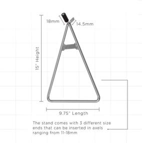 img 3 attached to 🏍️ OxGord Dirt Bike Kickstand Triangle Lift - Mini Motorcycle Kick Stand - Motocross Moto Bikes Jack Stands - Top Dirtbike Accessories Parts