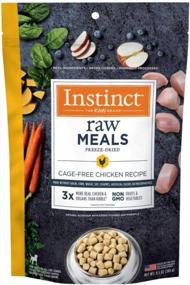 img 4 attached to Grain-Free Freeze Dried Raw Meals Recipe For Dogs - Instinct Dog Food