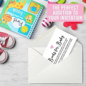 img 1 attached to Request Invitations Invites Instead Business Baby Stationery : Invitations