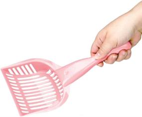 img 2 attached to Weebo Pets Coral Cat Litter Scoop: Reinforced Comfort Handle Enhances Efficiency