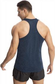 img 2 attached to Stay Cool And Fit With Vislivin Men'S Quick Dry Workout Tank Tops - 4 Pack
