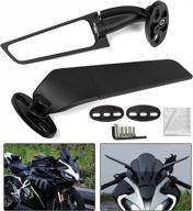 🔍 xingwu universal sport-motorcycle side mirror wind wing compatible with top brands – kawasaki, suzuki, aprilia, honda, ducati логотип