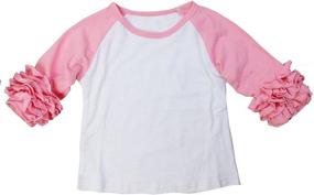 img 1 attached to Kirei Sui Girls Sleeve T Shirts: Top-Notch Girls' Clothing selection in Tops, Tees & Blouses