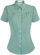 belle poque collar office blouses girls' clothing : tops, tees & blouses logo