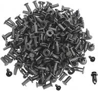 replace your atv bumper fender clips with autovic's universal fastener rivet clips - 100 pack 8mm plastic expansion screws for polaris sportsman 550 850 xp rangers rzr logo