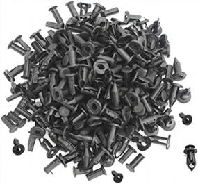 img 4 attached to Replace Your ATV Bumper Fender Clips With AUTOVIC'S Universal Fastener Rivet Clips - 100 Pack 8Mm Plastic Expansion Screws For Polaris Sportsman 550 850 XP Rangers RZR