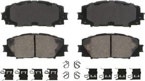 img 4 attached to 🔥 Wagner QuickStop ZD1184 Ceramic Disc Brake Pads for Enhanced Performance and Durability