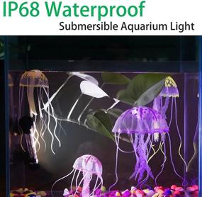 img 2 attached to 🐠 Aquarium Light IP68: Submersible LED Fish Tank Lights with Color Changing, Memory & Adjustable Brightness, Ideal for Underwater Decor - 23