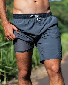img 1 attached to Mens Performance Workout Shorts By Maui Rippers Premium