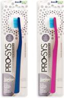 pro sys® toothbrush staclean bristles children logo